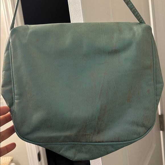 Moonbag by Patricia Smith Designs Southwestern Cactus Hand Painted 1980s Vintage - Picture 7 of 12